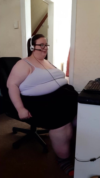 SSBBW Lady Brads: Sexuální touha s jídlem