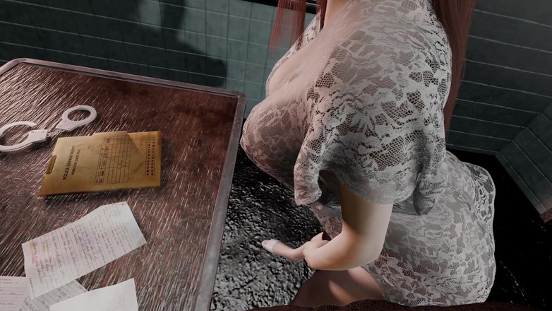 X Hentai: Gagică cu țâțe mari la secția de poliție - animație 3D