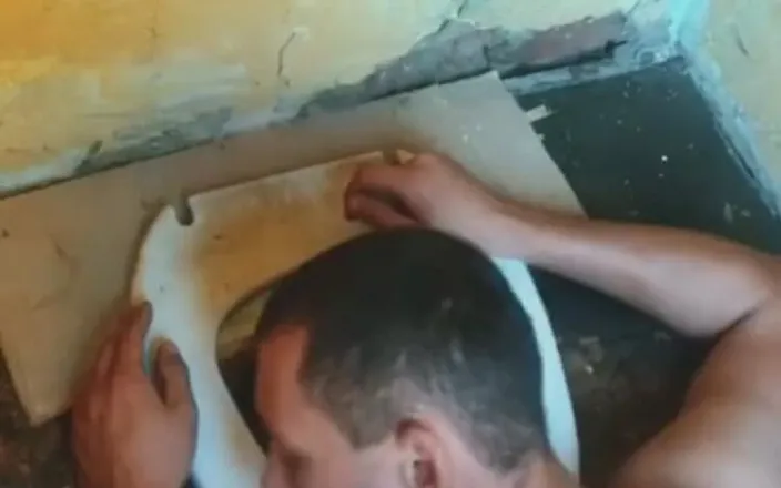 Merry Bell: Public Toilet Slave Boy