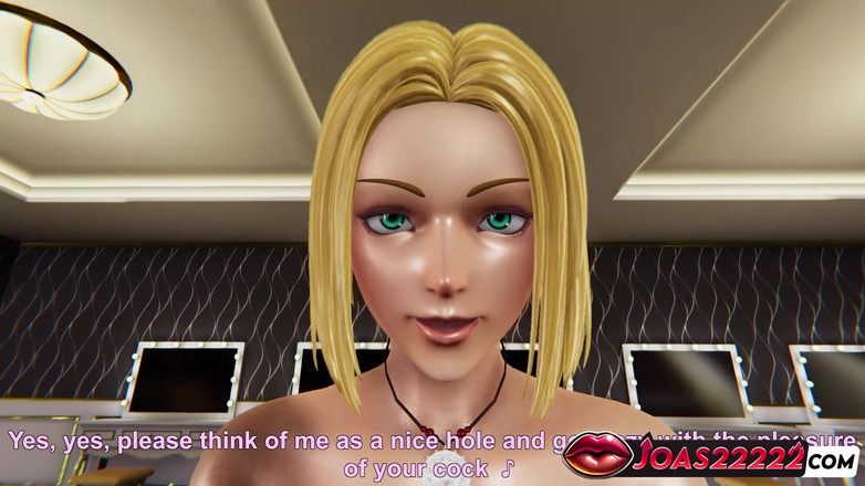 Joas22222: Alluring Blue Mary 3D Hentai Animation - POV Missionary Wet Pussy, Sofa...