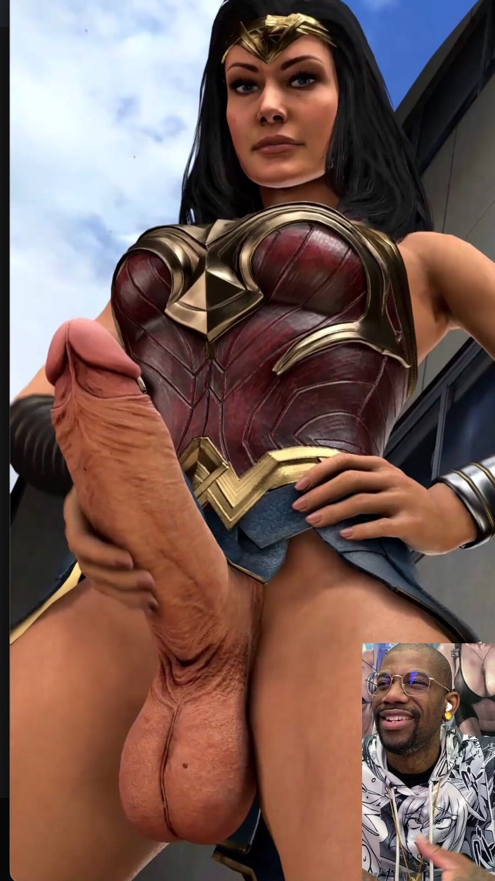 L6RD7BLU3 FUTA: 神奇女侠随意撸管她美丽的变性鸡巴