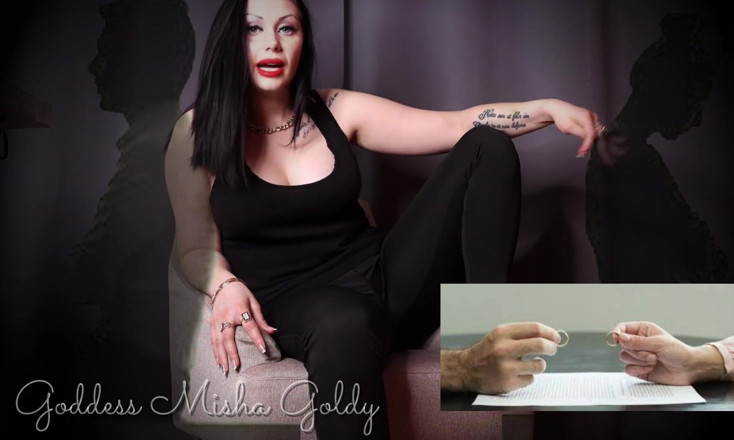 Goddess Misha Goldy: I will empty both of your bank accounts, make you...