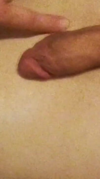 Fresh Cumshots Pooling and Still Full Hard Erect Clitty