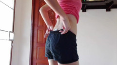 MissAnja_FH: Antrenament și dans foarte transpirat