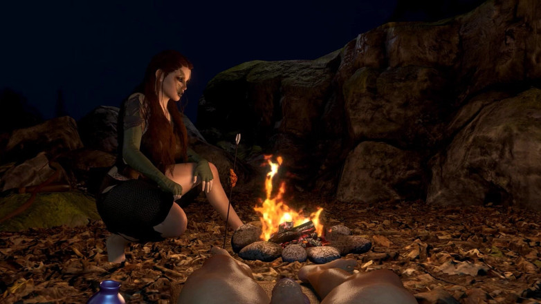 Wraith ward: Fata vârcolac călărește pula deasupra - Parodia Skyrim Hentai