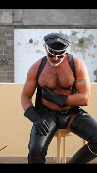 Mike in Leather
