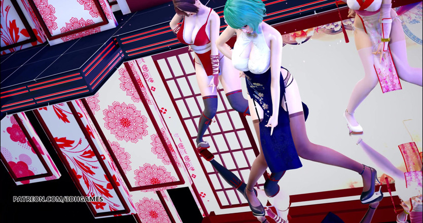 3D-Hentai Games: GigaReolEVO - Addiction striptease Mai Shiranui Tamaki Kasumi