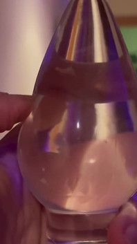 Meu novo brinquedo largo e transparente