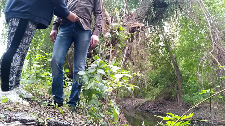 OurFetishLife: MILF stepmom takes care of stepson in nature