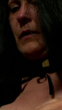 Bound Blonde in Dungeon Double Penetration Orgy