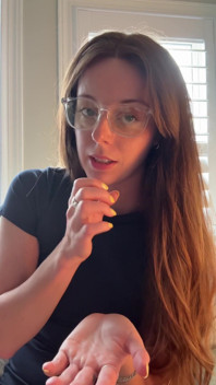 Hottie in Glasses Tells You How to Stroke!