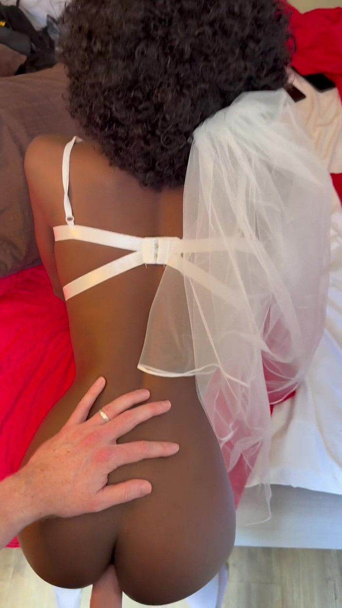 Missblackreey: First Night with a Petite Ebony Wife