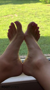 I piedi di ivys alla finestra