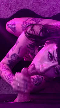 Alternative Slut Sucks and Fucks in Gloryhole