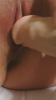 She Gets a Dildo Inside Her Pussy Before Being Fucked with a Real Cock