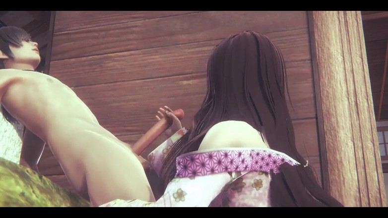 HentaiTubes: Démon slayer Hentai - Nezuko honění a anál - japonská asijská manga...