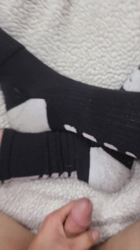 Cum on Nike Elite Socks