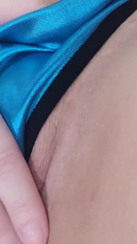 This Pussy Against This Satin Thong Feels so Good, It's Makes My Pussy Juice Seep Through Them I Get That Wet