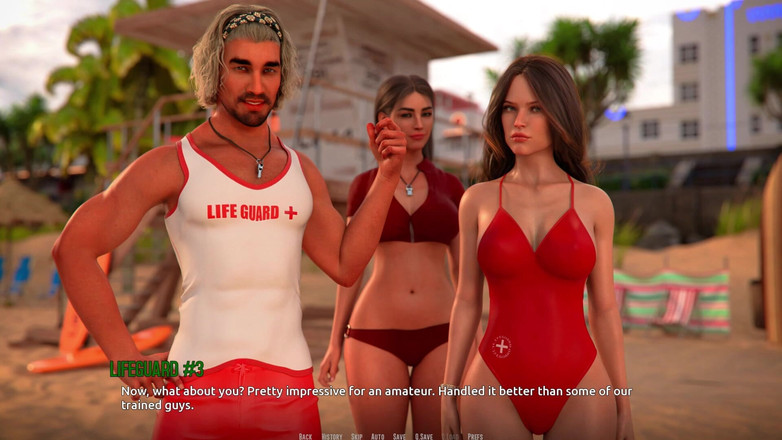 3D Cartoon Porn: Pláž Domino 2: Jhonova osudová noční procházka s Emily