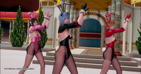 3D-Hentai Games: Somi - tarian strip ulang tahun evangelion rei ayanami asuka langley...