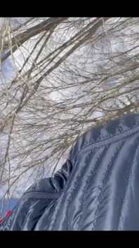 Guy Showing off Cock Pissing While X Country Skiing