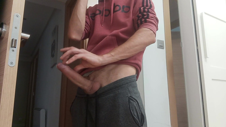 Elvissc: Termino la rica paja de esta enorme polla dura que...