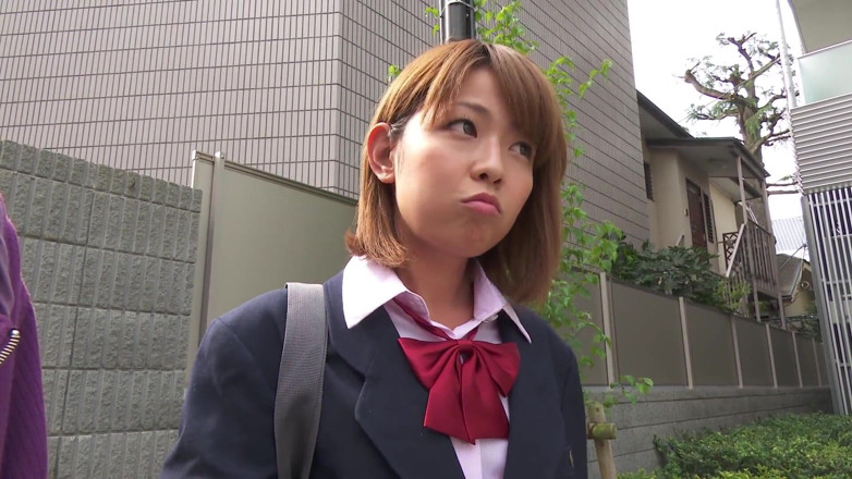 Caribbeancom: Japanese girl coming back from classes gets facialized and creampied...