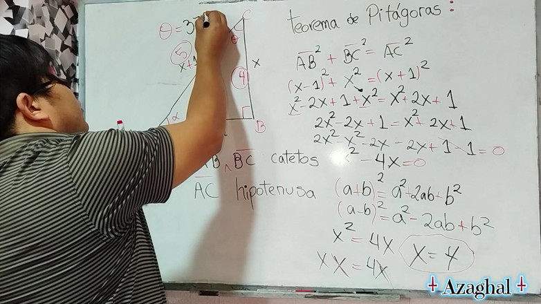 Rosaroja: 76 Trigonometría con la hijastra asiática