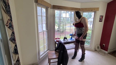 Jon Screcrow: Jon Scarecrow Peeping Tom Pohled na focení Masturbace v otevřeném...