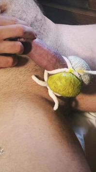 Naughty Easter Ball Painting for Chastity Slave