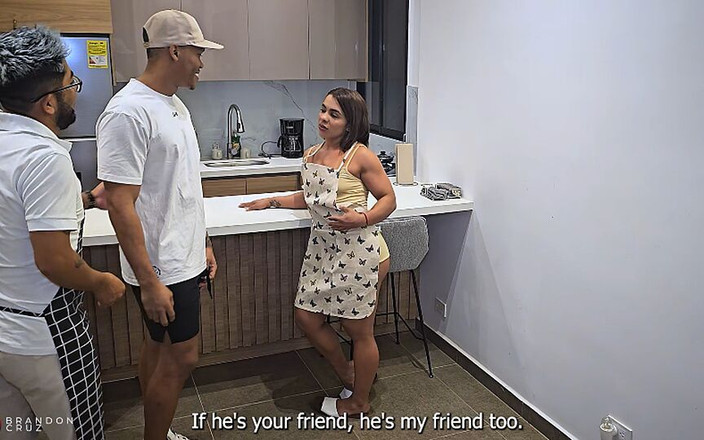 BrandonCruz82: 남편이 몰래 몰래 흑인 대물 자지와 섹스하는 바람난 마누라 - 브랜든 크루즈와 셀레나 스톤