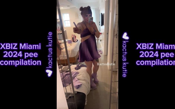 Kactus kutie: Xbiz Miami 2024 Kompilacja pee