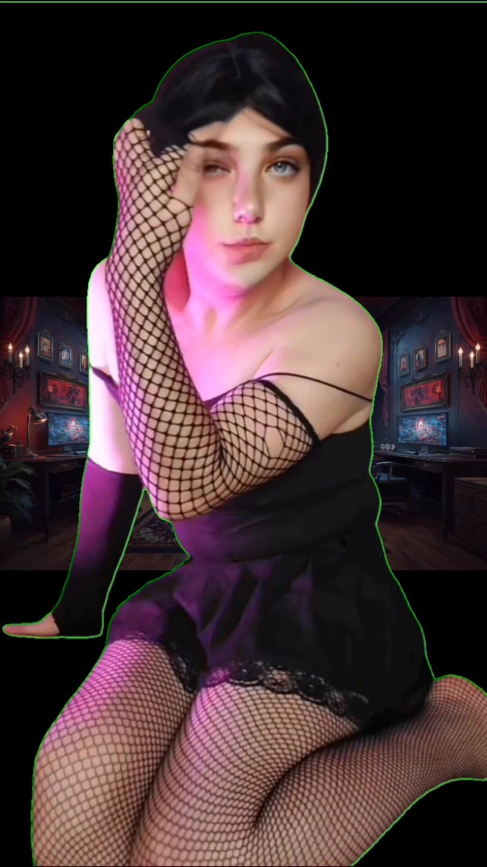 Kitty_Cross: 6 Tyłek w Sieci Rybackie Cyberpunk Styl Gry Character Kitty...