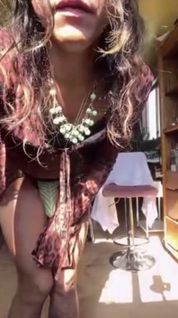 Showing off My Ass in a Thong