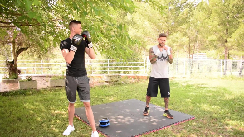 Juan Lucho Gay: Martial Art Trainning and Then Jerkoff Together