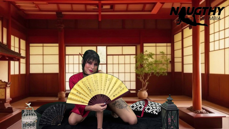 NaughtyColombia: Güzel latin geyşa güzel amının tadını çıkarıyor