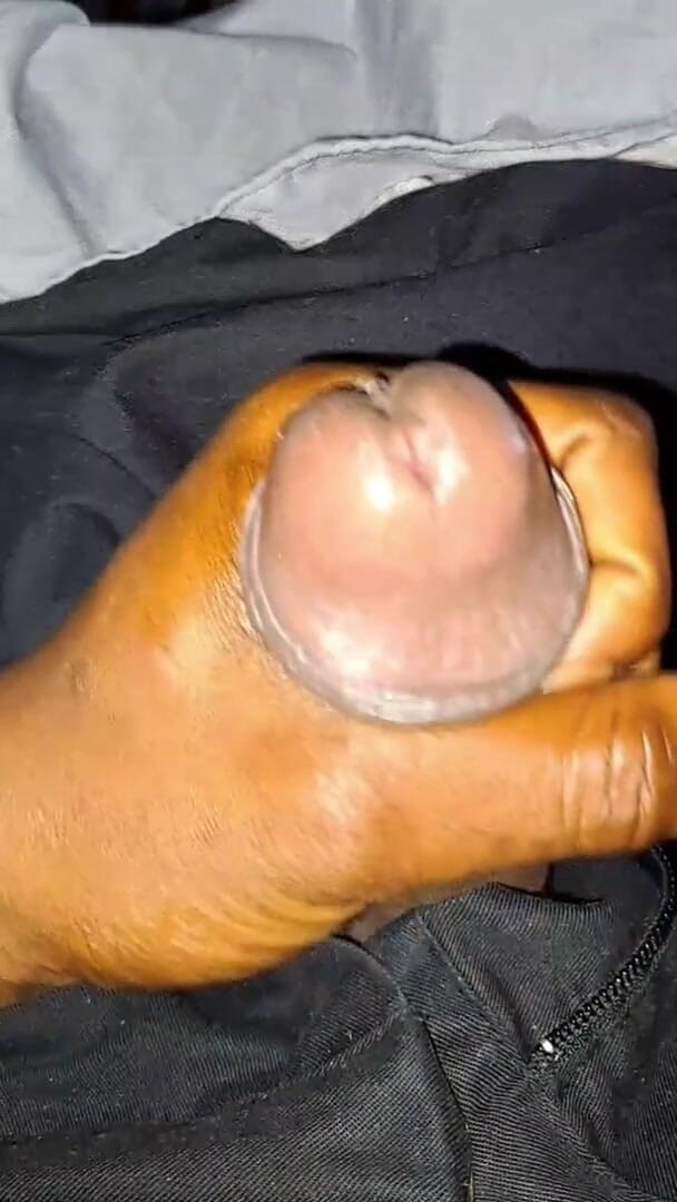 Big Black Cocks Cumming: Nata4sex strocking my bid black cock