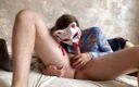 Dvabitch: Kitsune Fox masker meisje pijpbeurt