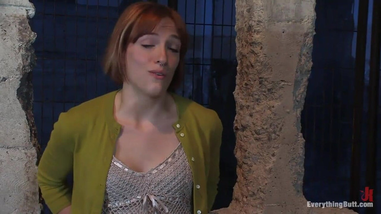 Everything Butt by Kink: Anal Audition: Hot Firey Redhead Doused with a Gallon Enema