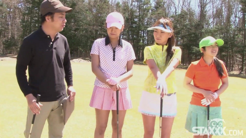 Staxxx: Aziatische golfers naakt en sexy