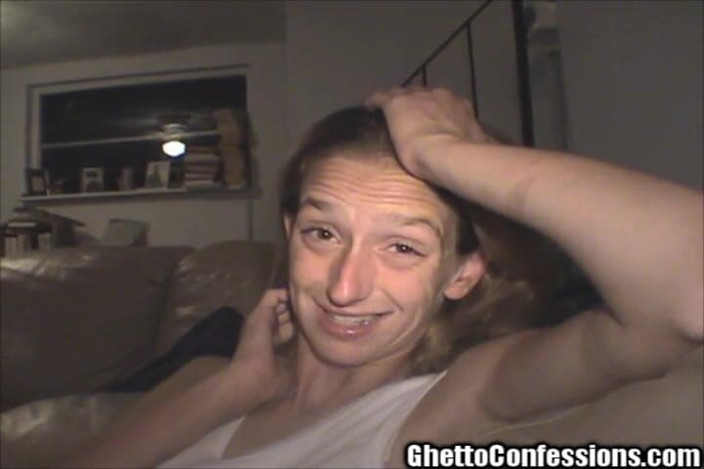 Ghetto Confessions: Rehab Escape Pointy Nose Ball Sucker Street Whore Sucks Dick
