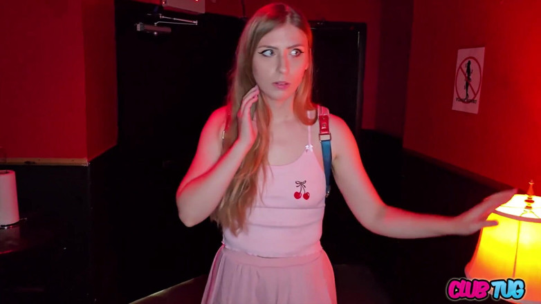 Club Tug: Innocent Winter Flynn Jerks in Adult Theater!