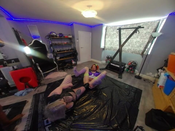 Perception of Depth - Jasmine_Dlight but VR: Jasmine_dlight & Peggy Deville - Pvc Futa Giantess Butt Slut with BBW...