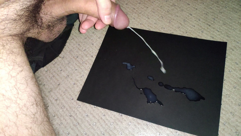 Curved One: Trevlig närbild cumshot
