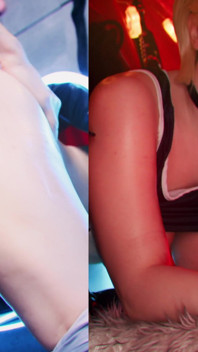 Glory Hole cu Cammy White. Ejaculare înăuntru și ejaculare facială - Mollyredwolf