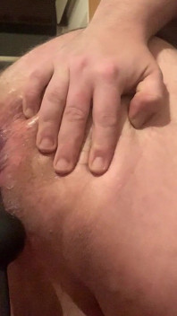 Big Beads in My Asshole Close up