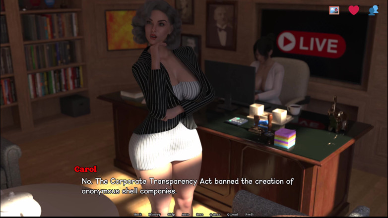 Snip Gameplay: Si cantik carol si cewek sange 4 ngajarin nina untuk belanja...