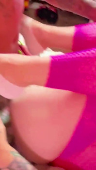 Creampie pov e colpi profondi sulla trans diana Deelight in un arrapante corpo a rete rosa
