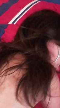 Horny sexy brunette with hot tight shaved pussy loves to moan and enjoy getting fucked in various positions