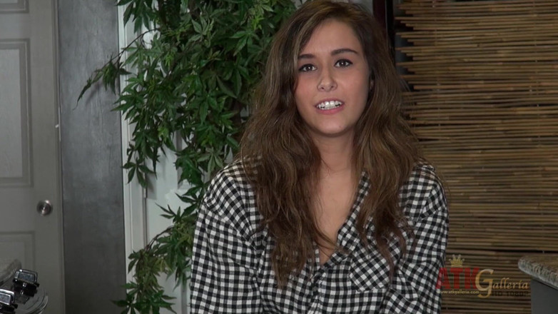 ATKIngdom Fans: First time interview for cute young brunette Anastasia Black